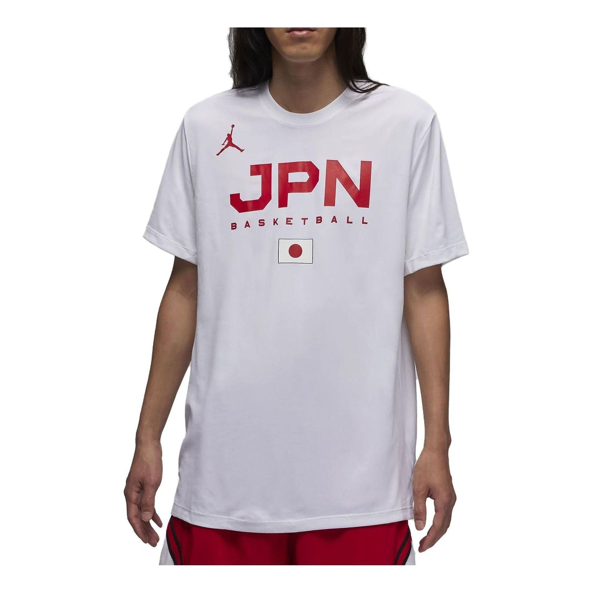 Air Jordan Dri-FIT Basketball Training Japan T-Shirt 'White' FQ5939-100 sold by KicksCrew