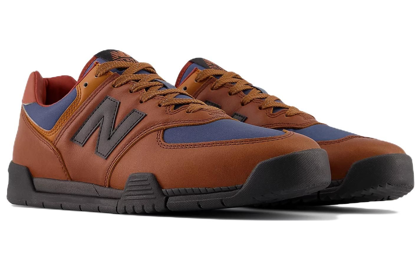 New Balance All Coasts Court 574 Shoes 'Brown Navy' CT574TRA sold by KicksCrew product image thumbnail 3
