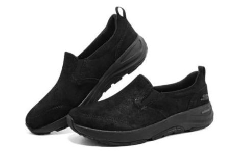 (WMNS) Skechers Go Walk Outdoors 'Mountain Vie - Pure Black' 124427-BBK sold by KicksCrew