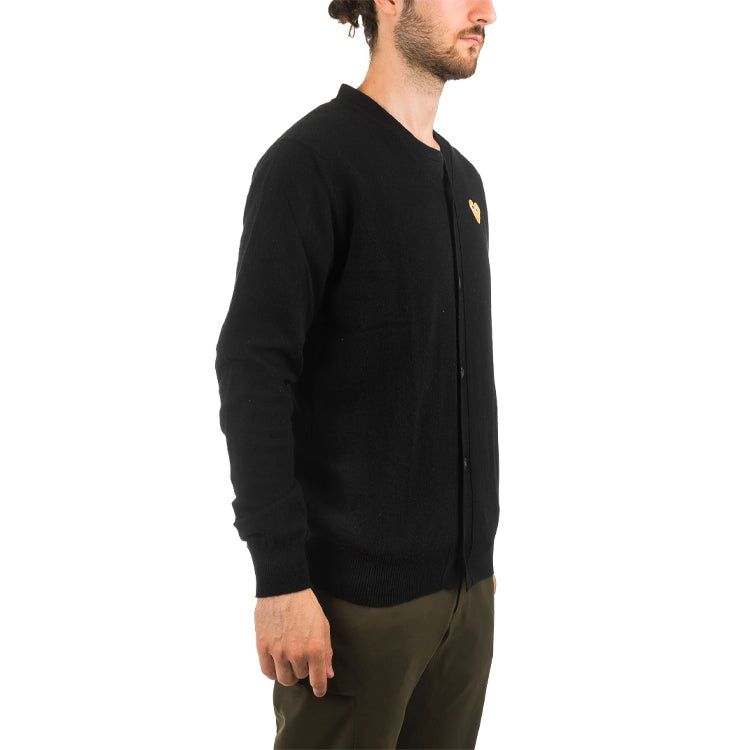 COMME des GARCONS PLAY Cardigan Gold Emblem 'Black' AZ-N050-051-1 sold by KicksCrew product image thumbnail 5