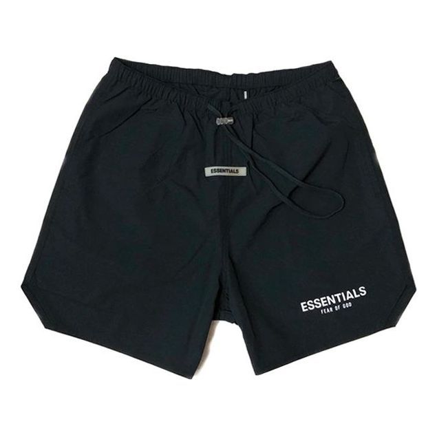 Fear of God Essentials FW19 Nylon Active Shorts 'Black' FOG-FW19-76 sold by KicksCrew