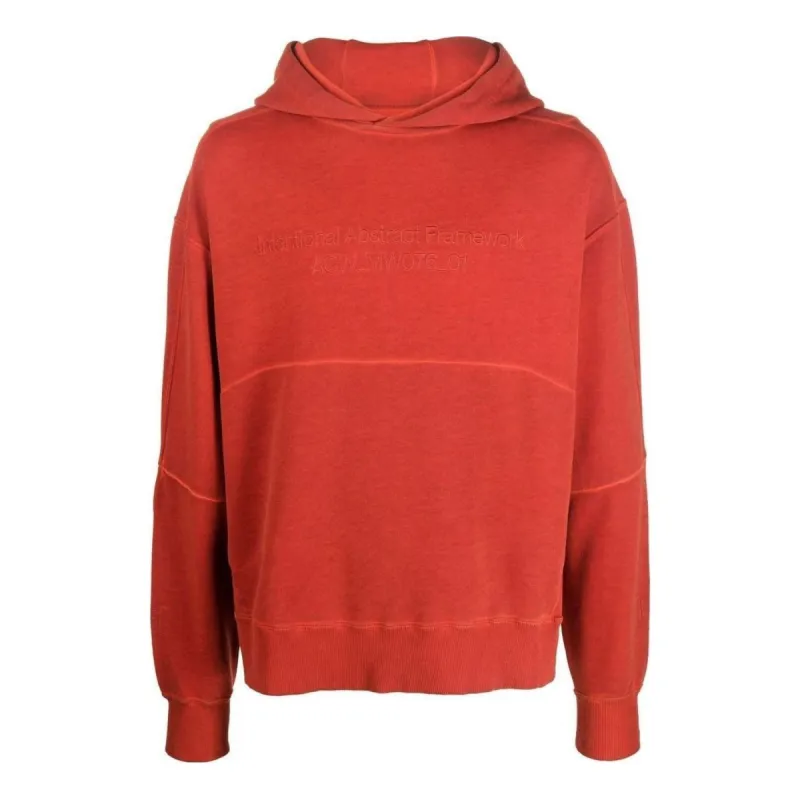 A-COLD-WALL* Logo-embroidered Cotton Hoodie 'Wine Red' ACWMW076-WINE sold by KicksCrew