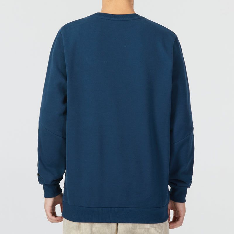 PUMA Ess Metallic Logo Sweater 'Navy' 674346-73 sold by KicksCrew product image thumbnail 5