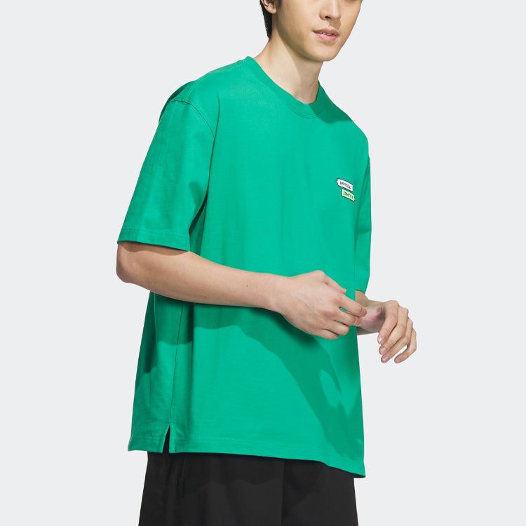 Adidas Graphic Embossed T-Shirts 'Green' IA8178 sold by KicksCrew product image thumbnail 4