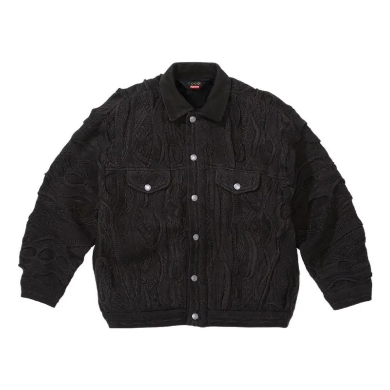 Supreme x COOGI Trucker Jacket 'Black' SUP-SS23-210 sold by KicksCrew