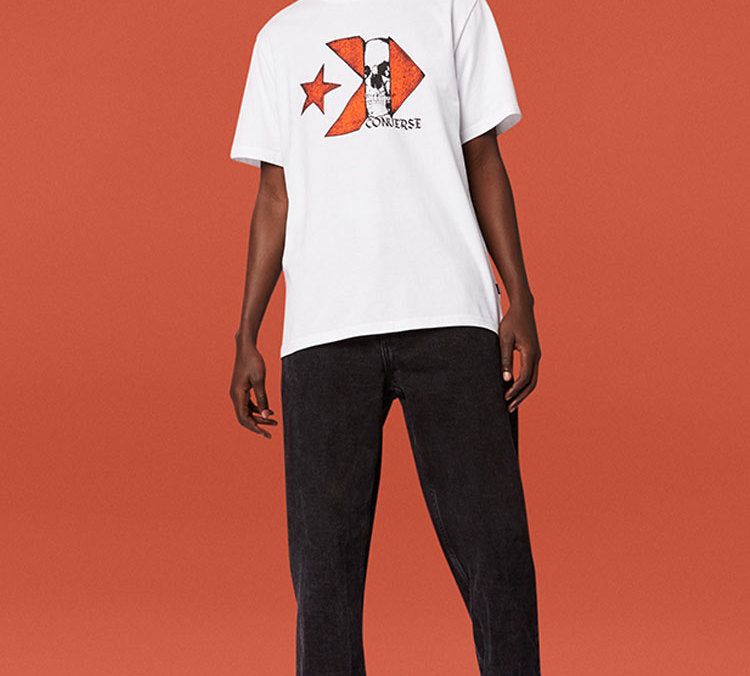 Converse Chuck Taylor Skull Logo Short Sleeve T-Shirt 'White' 10019893-A03 sold by KicksCrew product image thumbnail 4