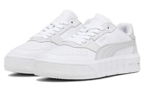 (WMNS) Puma Cali Court Leather 'White Cool Light Grey' 393802-08 sold by KicksCrew