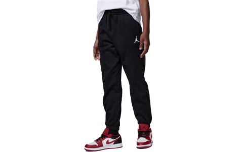 (GS) Air Jordan Jumpman Logo Mens Fleece Pants 'Black' FZ1875-010 sold by KicksCrew