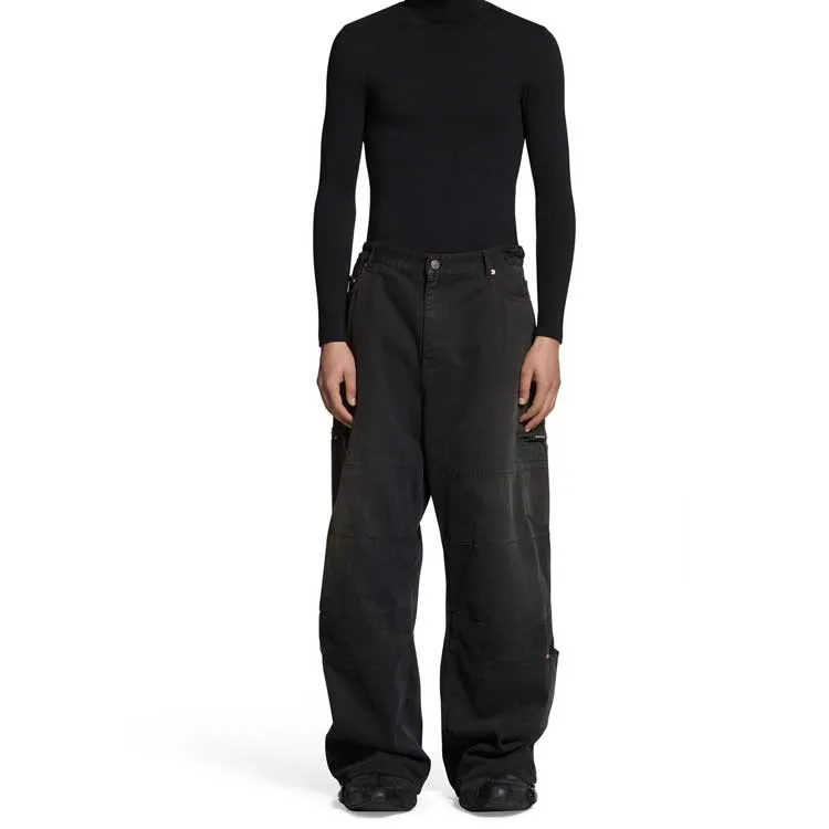 Balenciaga Cargo Pants 'Black' 767971TNW111672 sold by KicksCrew product image thumbnail 3