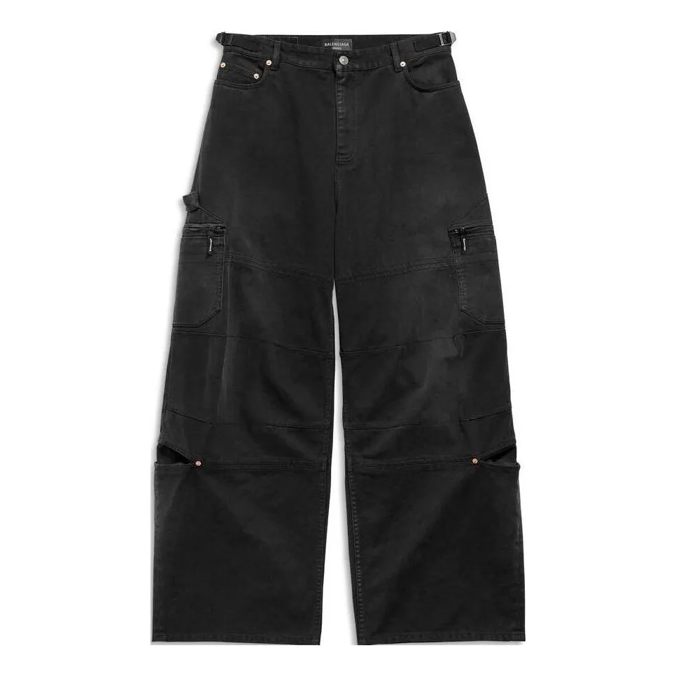 Balenciaga Cargo Pants 'Black' 767971TNW111672 sold by KicksCrew