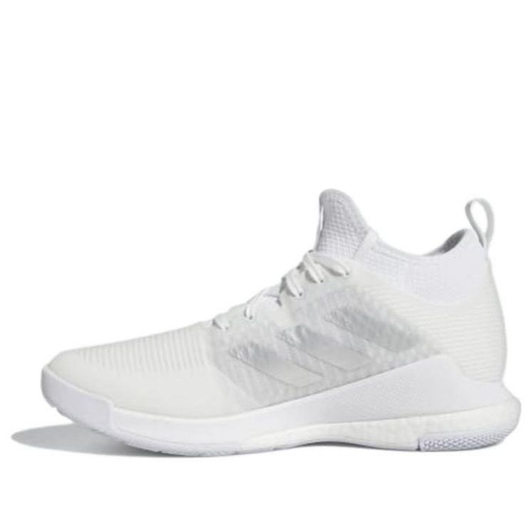 (WMNS) Adidas Crazyflight Mid 'White Silver Metallic' 2023 HQ3491 sold by KicksCrew