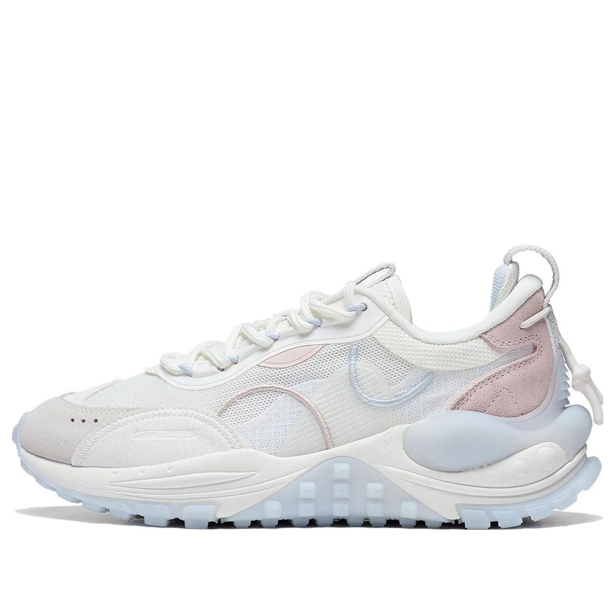 (WMNS) Li-Ning Counterflow Startrails 'White Light Blue' AGLT074-1 sold by KicksCrew