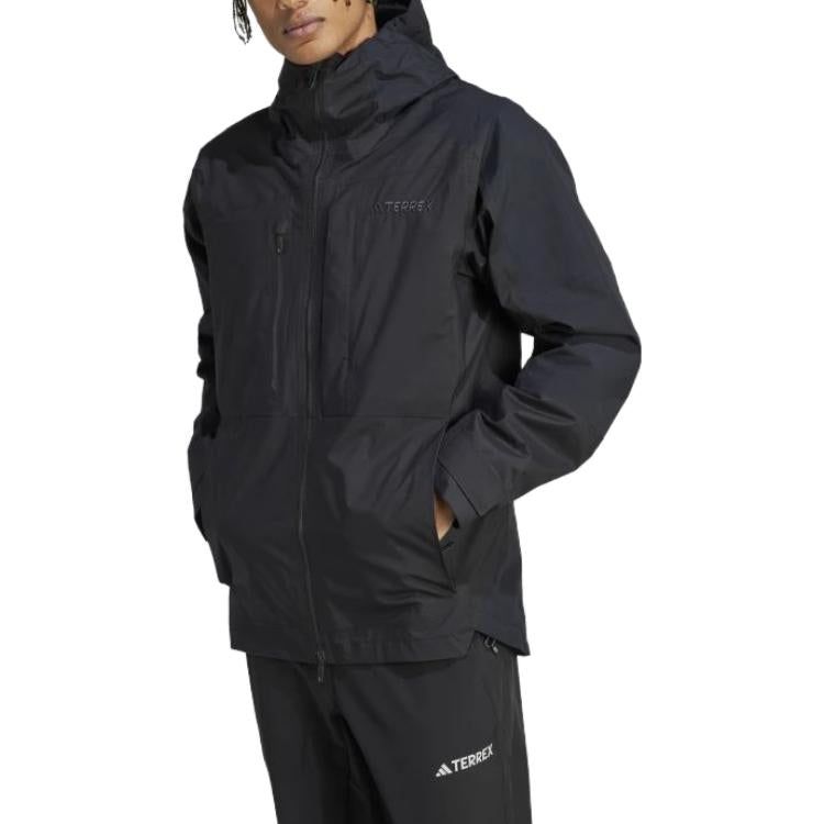 adidas TERREX Xploric RAIN.RDY Hiking Jacket 'Black' HN2921 sold by KicksCrew product image thumbnail 2