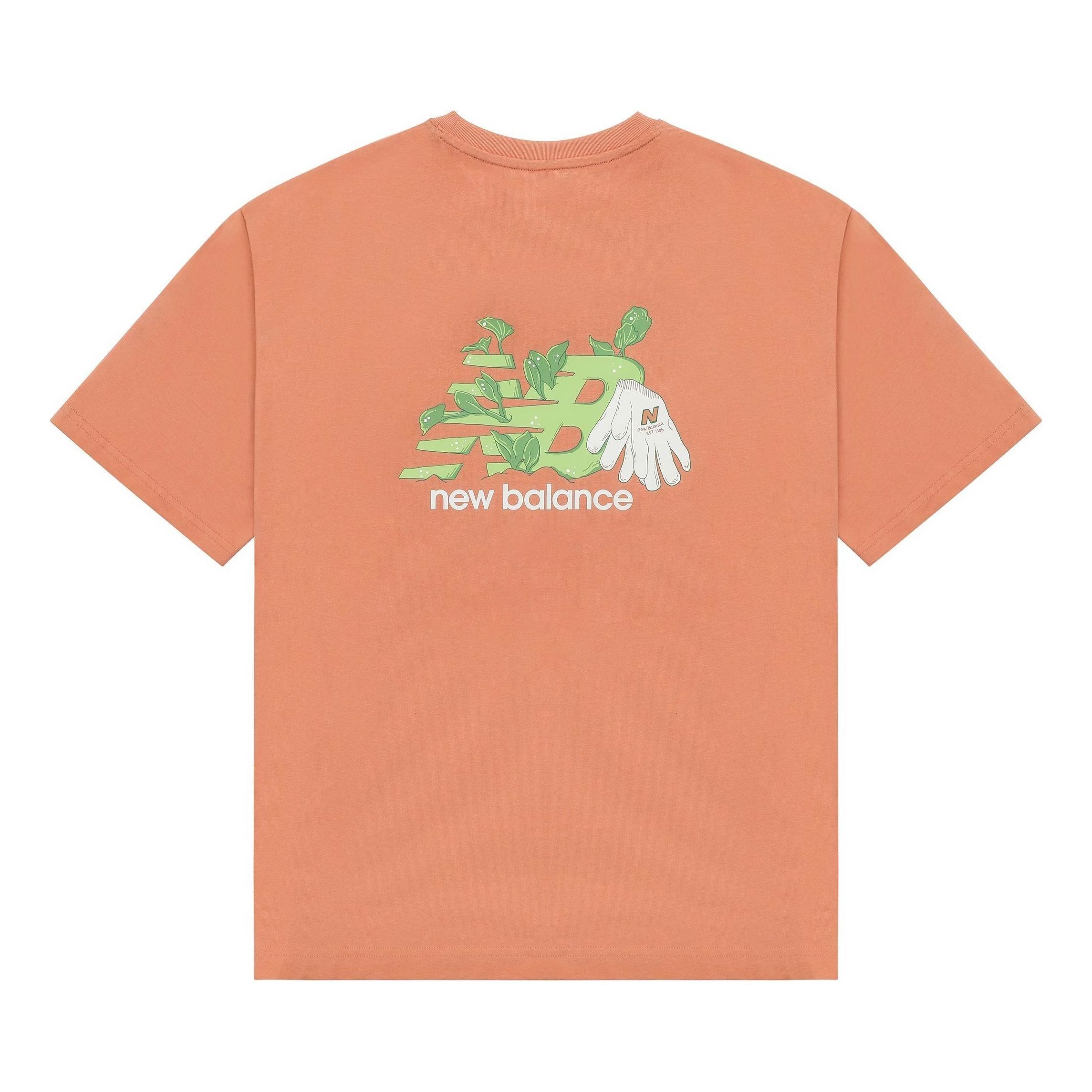 New Balance Graphic Logo Casual Tee 'Orange' AMT31330-SCE sold by KicksCrew