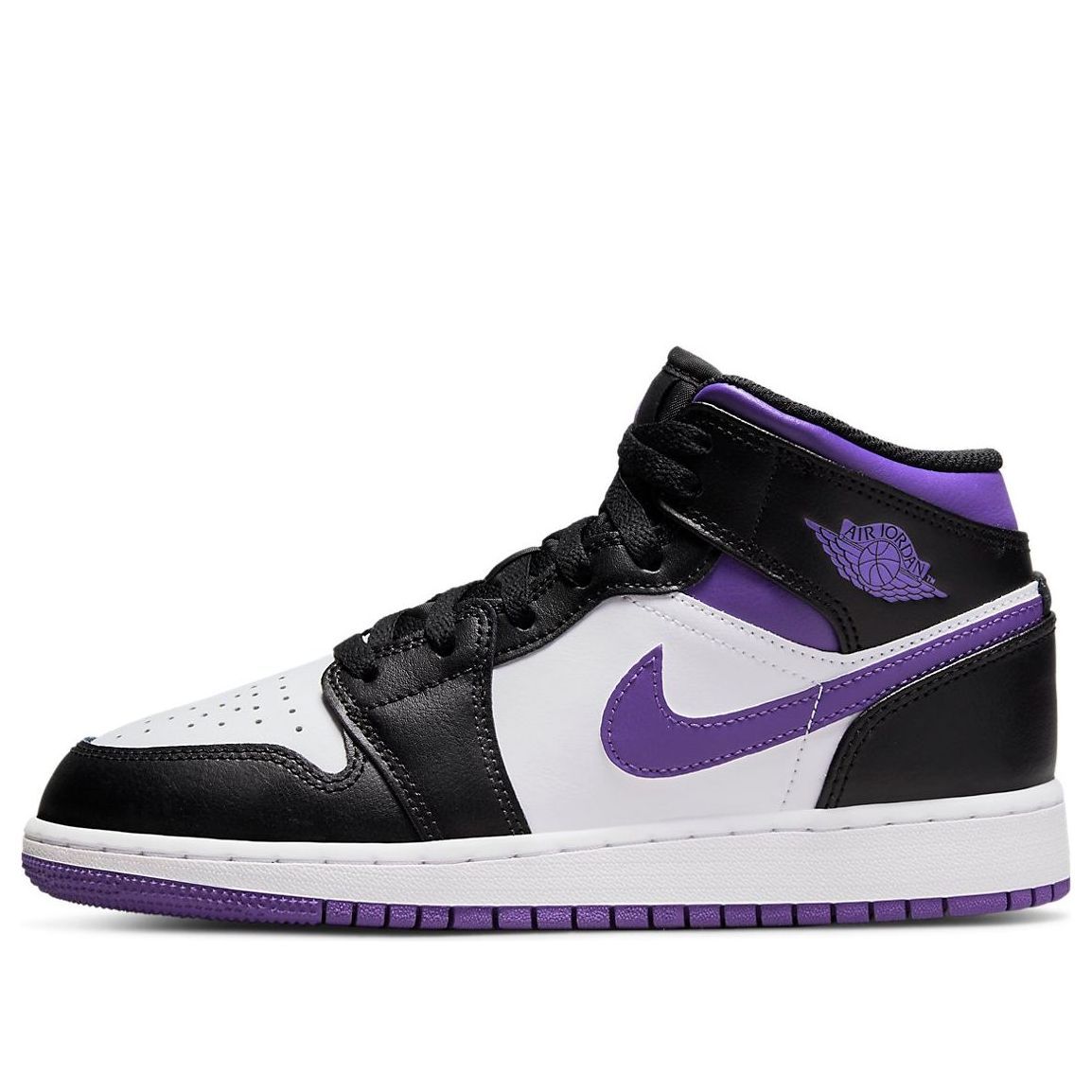 (GS) Air Jordan 1 Mid 'Dark Iris' 554725-095 sold by KicksCrew