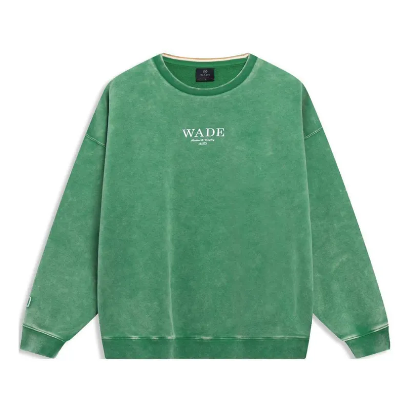 Li-Ning Way Of Wade Graphic Sweatshirt 'Green' AWDT143-9 sold by KicksCrew