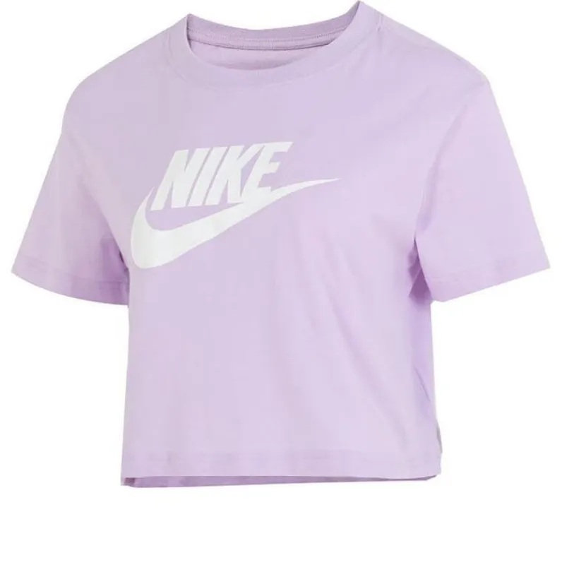 (WMNS) Nike Sportswear Essential Crop Top (Asia Sizing) 'Purple' BV6176-511 sold by KicksCrew