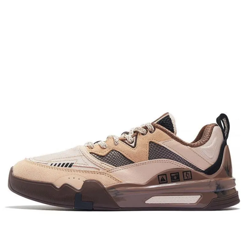 Li-Ning Ellington Skateboarding Shoes 'Brown' AEPR009-14 sold by KicksCrew