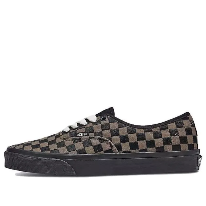 Vans Authentic 'Embroidered Checkerboard Black' VN0009PVCJK sold by KicksCrew