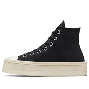 (WMNS) Converse Chuck Taylor All Star Modern Lift Platform Canvas 'Black Egret' A06141C sold by KicksCrew