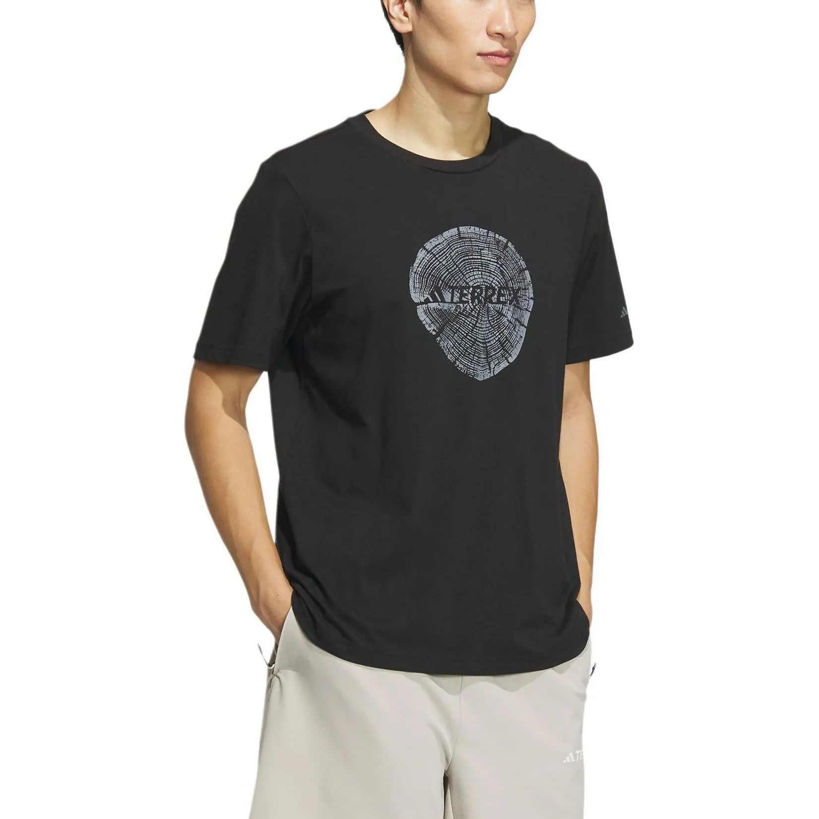 adidas Big Logo T-shirt 'Black' IS0298 sold by KicksCrew product image thumbnail 2