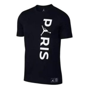 PSG Jordan コラボ Tシャツ USサイズ ワードマーク グリーン Air Jordan x PSG Word Mark T-Shirts 'Black' BQ4278-010