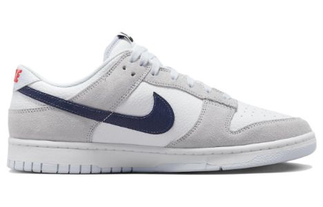 Nike Dunk Low 'Mini Swoosh - White Grey Navy Aqua' FJ4227-001 sold by KicksCrew