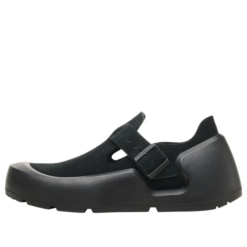 Birkenstock Reykjavik Nubuk Leather Shoes 'Black' 1027471 sold by KicksCrew