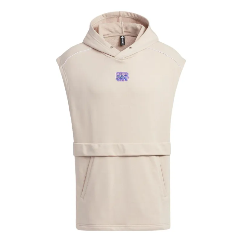 (WMNS) Adidas Neo Studio Lounge Hooded Tee 'Beige' IB7644 sold by KicksCrew