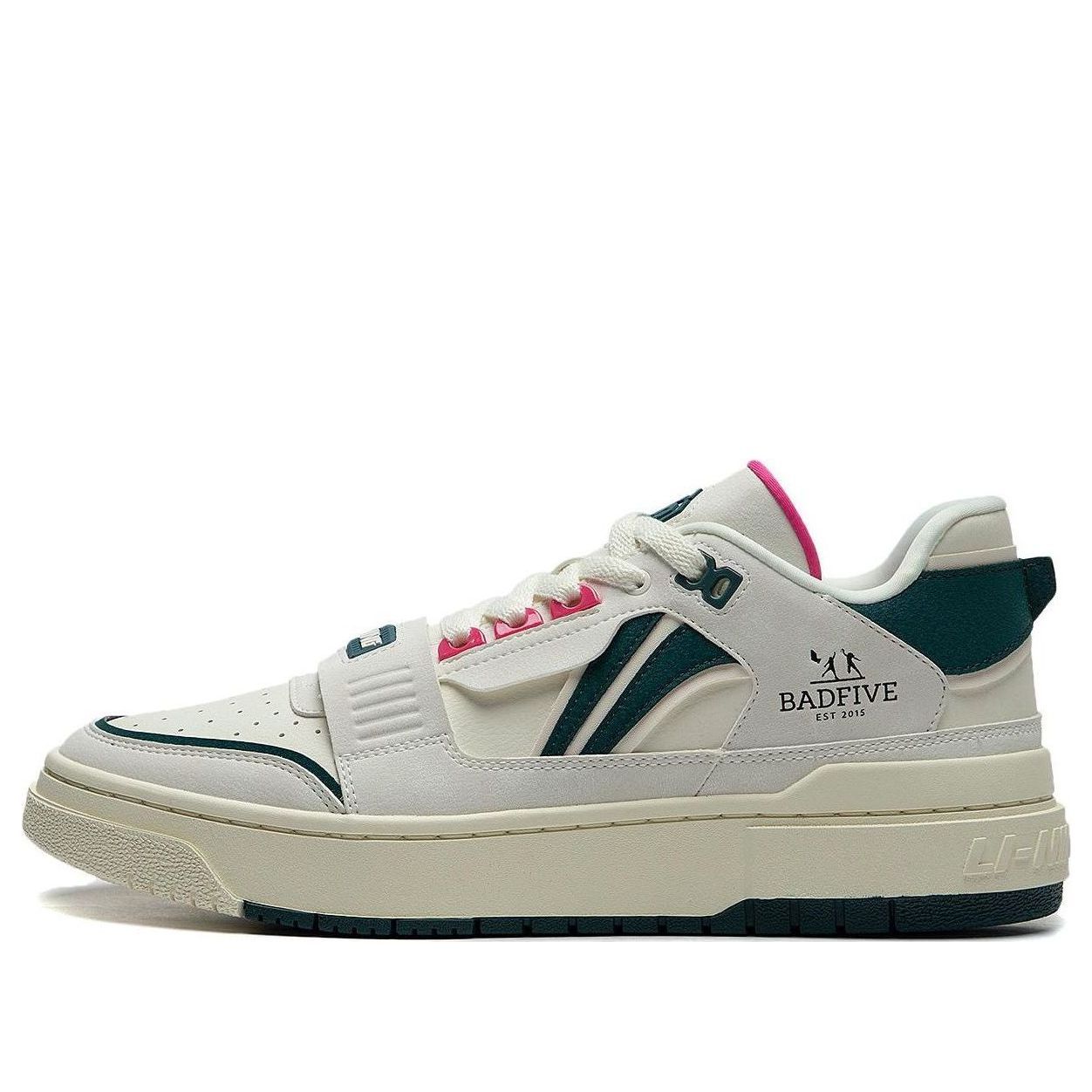 Li-Ning BadFive Rookie Skate Shoes 'Cream White Black' ABCT067-1 sold by KicksCrew