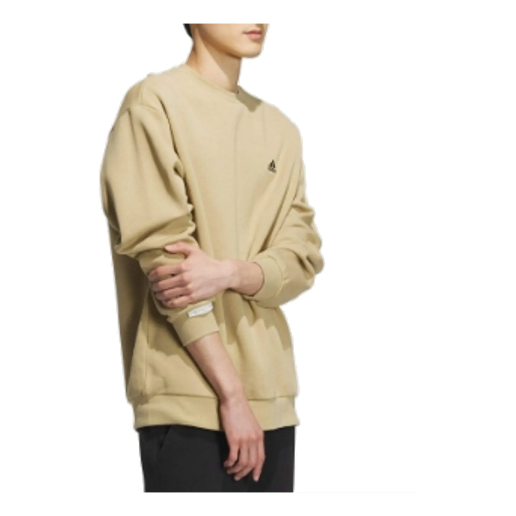 adidas Logo Crew Sweatshirt 'Tan' IV7601 sold by KicksCrew product image thumbnail 2