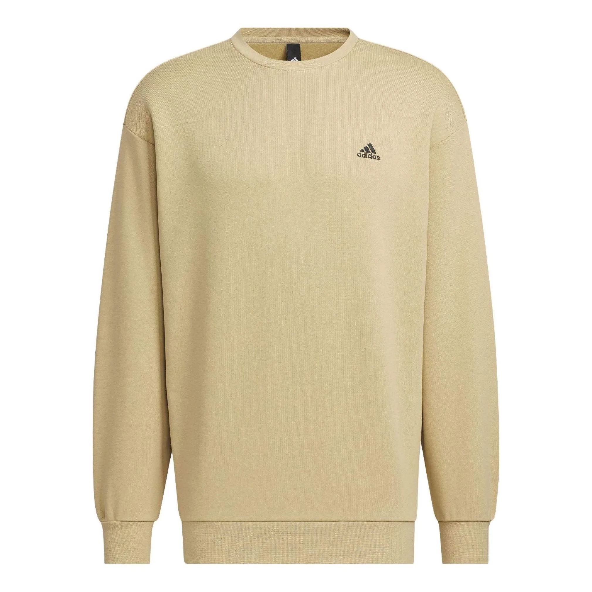 adidas Logo Crew Sweatshirt 'Tan' IV7601 sold by KicksCrew