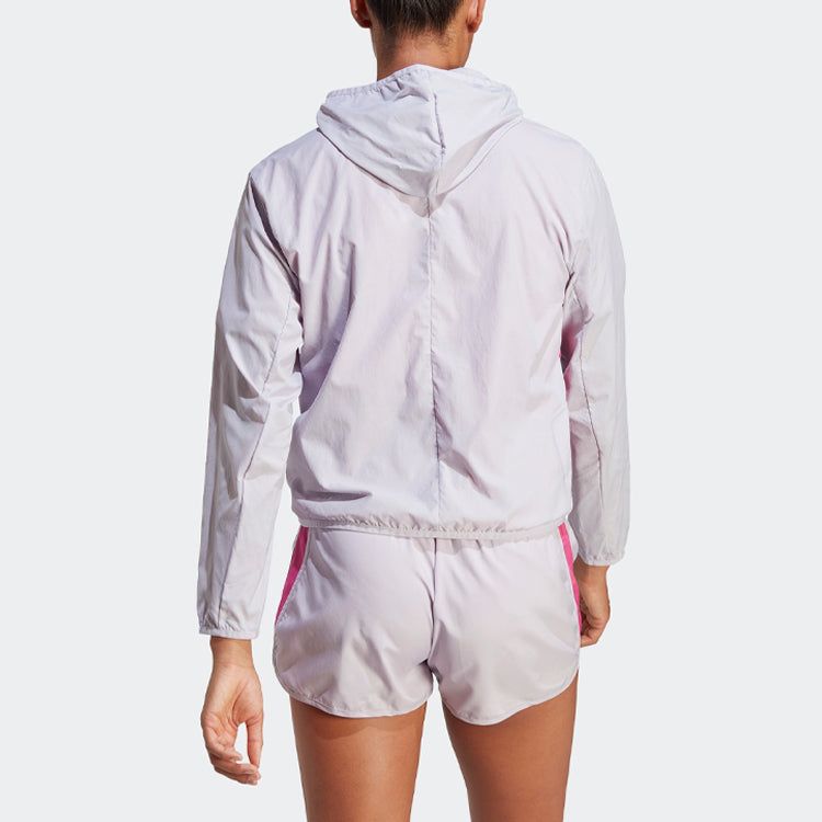 (WMNS) Adidas Run It Windbreaker Jackets 'Purple' HR9913 sold by KicksCrew product image thumbnail 3