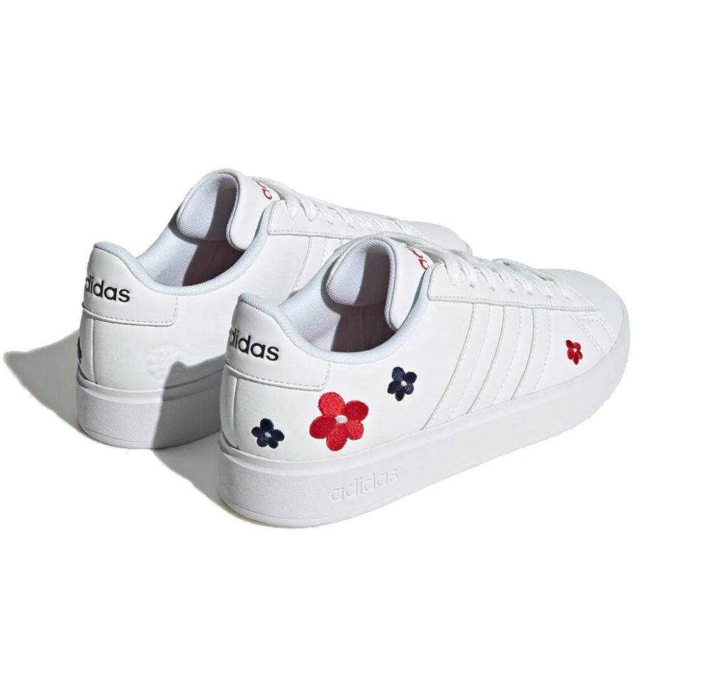 (WMNS) Adidas Grand Court Cloudfoam 'Floral Embroidery' HP9416 sold by KicksCrew product image thumbnail 4