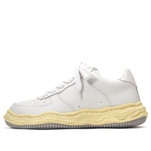 Maison MIHARA YASUHIRO WAYNE VL OG Sole Leather Low-top Sneaker 'White' A09FW730-WHT sold by KicksCrew