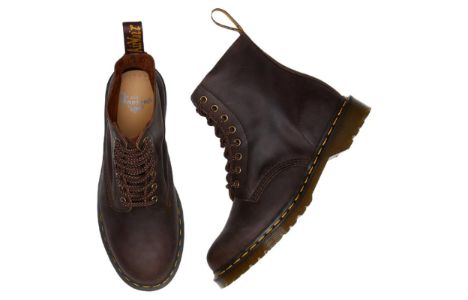 Dr. Martens 1460 Pascal Waxed Full Grain Leather Lace Up Boots 'Chestnut ' 30670294 sold by KicksCrew