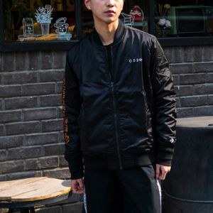 Converse Casual Sports Stand Collar Baseball Jacket 'Black' 10007769-A01 sold by KicksCrew