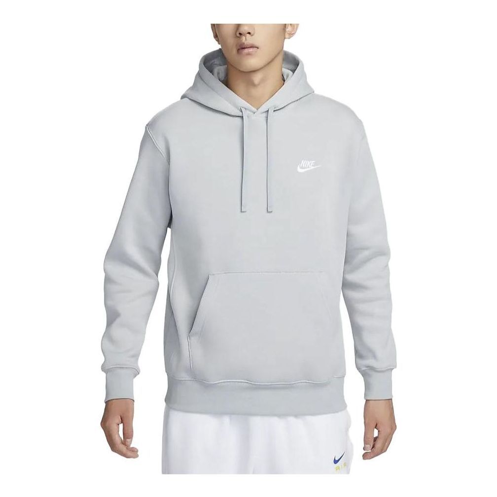 Nike Sportswear Club Fleece Pullover Hoodie 'Grey' BV2655-077 sold by KicksCrew