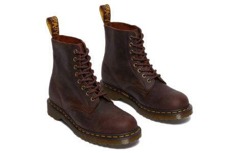 Dr. Martens 1460 Pascal Waxed Full Grain Leather Lace Up Boots 'Chestnut ' 30670294 sold by KicksCrew