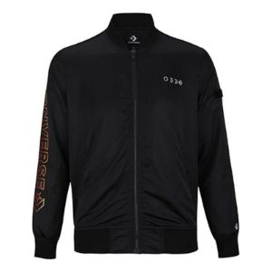 Converse Casual Sports Stand Collar Baseball Jacket 'Black' 10007769-A01 sold by KicksCrew