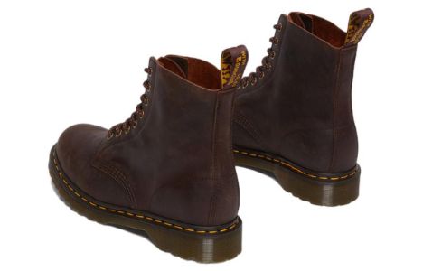 Dr. Martens 1460 Pascal Waxed Full Grain Leather Lace Up Boots 'Chestnut ' 30670294 sold by KicksCrew