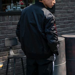 Converse Casual Sports Stand Collar Baseball Jacket 'Black' 10007769-A01 sold by KicksCrew
