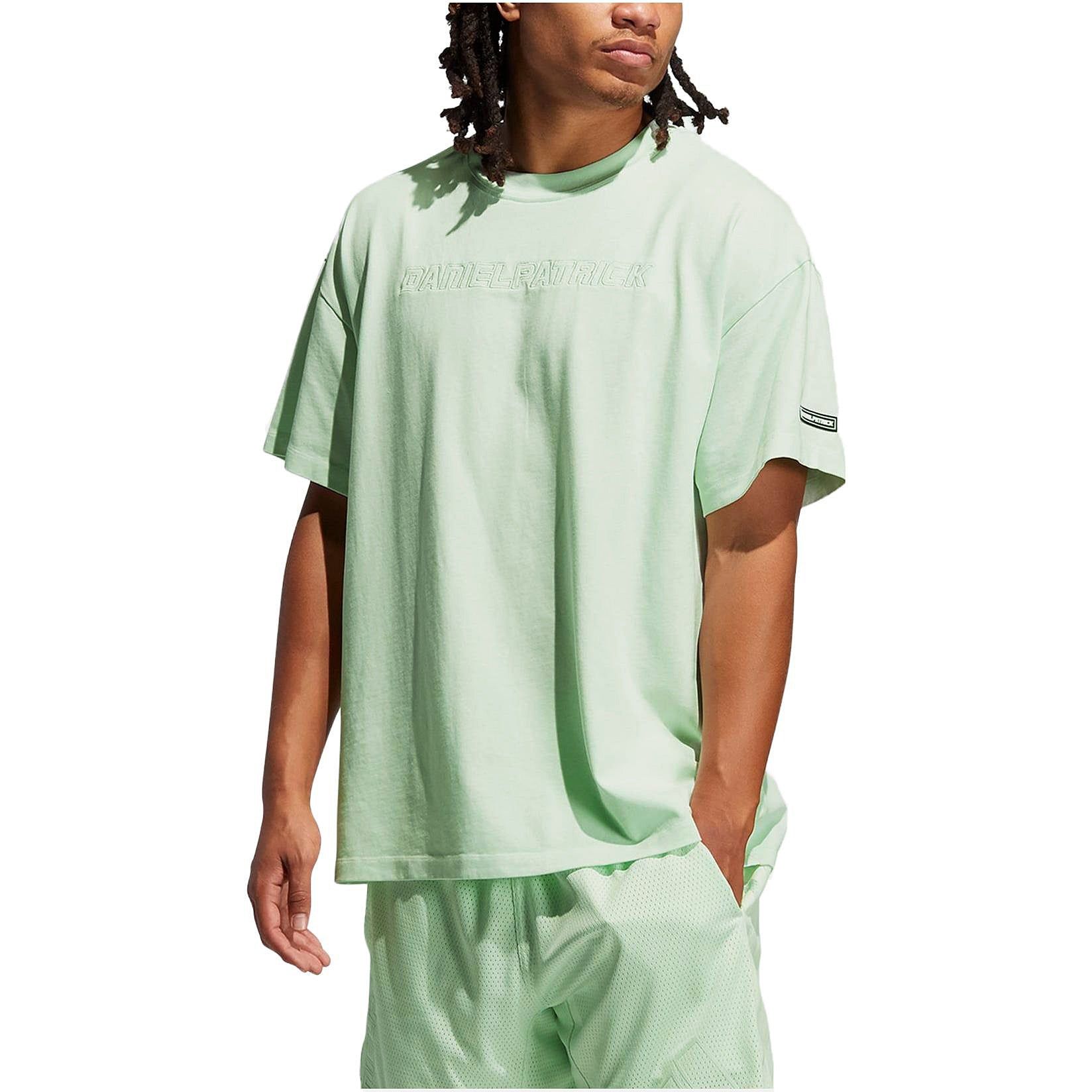 Adidas Daniel Patrick x Basketball T-Shirts 'Oliver Green' GU5620 sold by KicksCrew product image thumbnail 3