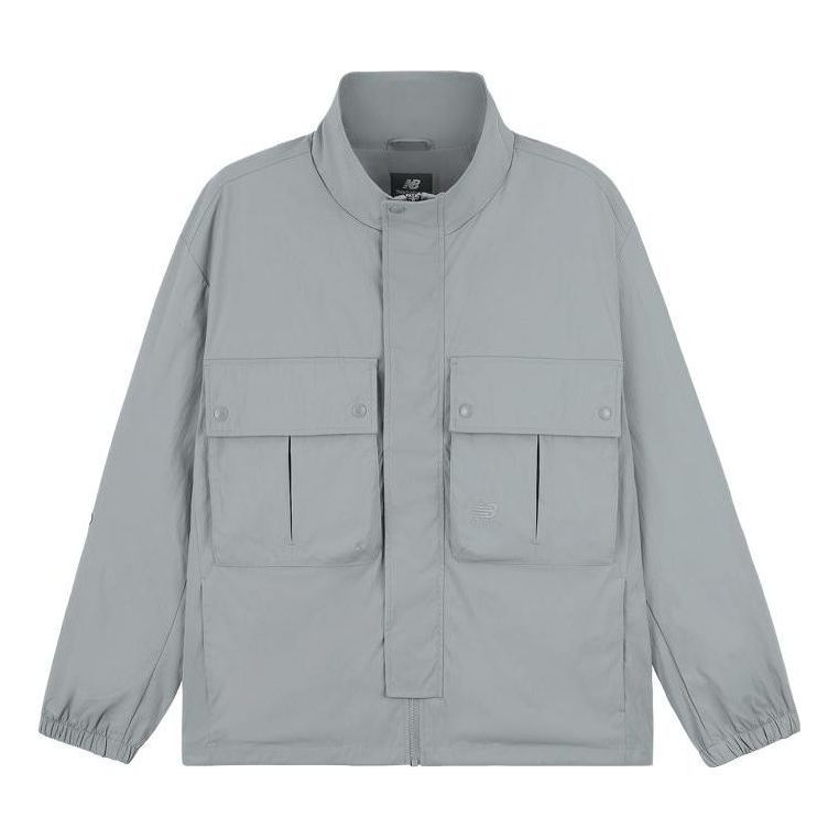 New Balance Fashion Lifestyle Jacket 'Grey' 5AD37111-DKG sold by KicksCrew