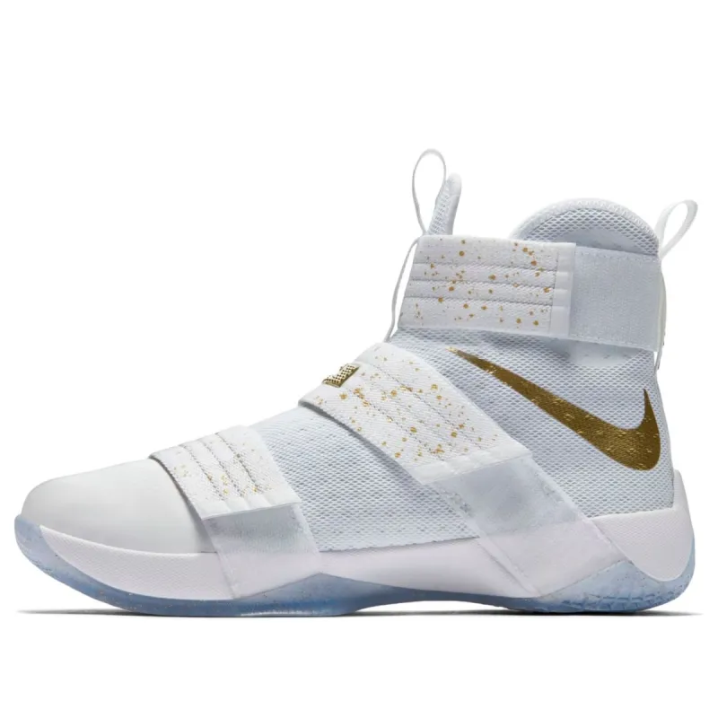 Nike LeBron Zoom Soldier 10 'Gold Swoosh' 883333-174 sold by KicksCrew