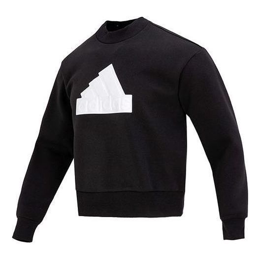 adidas Future Icons Badge of Sport Crew Sweatshirt 'Black' IC3740 sold by KicksCrew