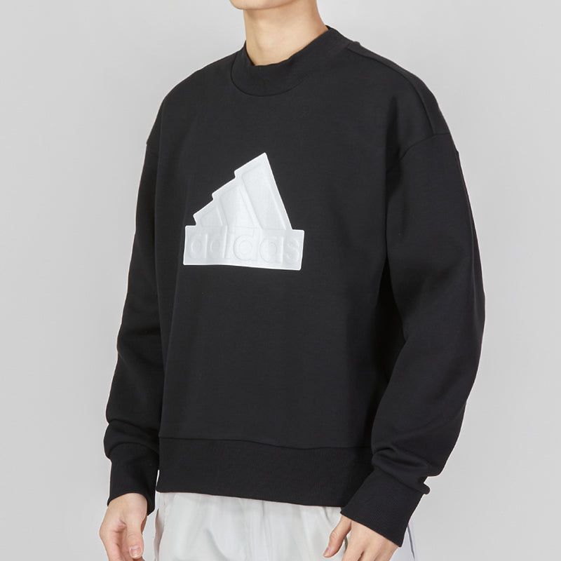 adidas Future Icons Badge of Sport Crew Sweatshirt 'Black' IC3740 sold by KicksCrew product image thumbnail 5