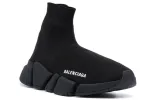 (WMNS) Balenciaga Speed 2.0 Sneakers 'Black Shiny Knit with Black Sole Unit' 636833W2AF31000 sold by KicksCrew