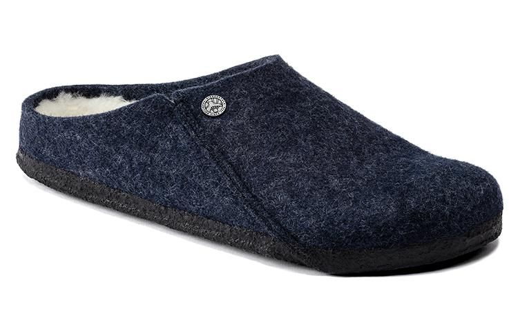 Birkenstock Zermatt Shearling Wool Felt Narrow Fit 'Dark Blue' 1017539 sold by KicksCrew product image thumbnail 2