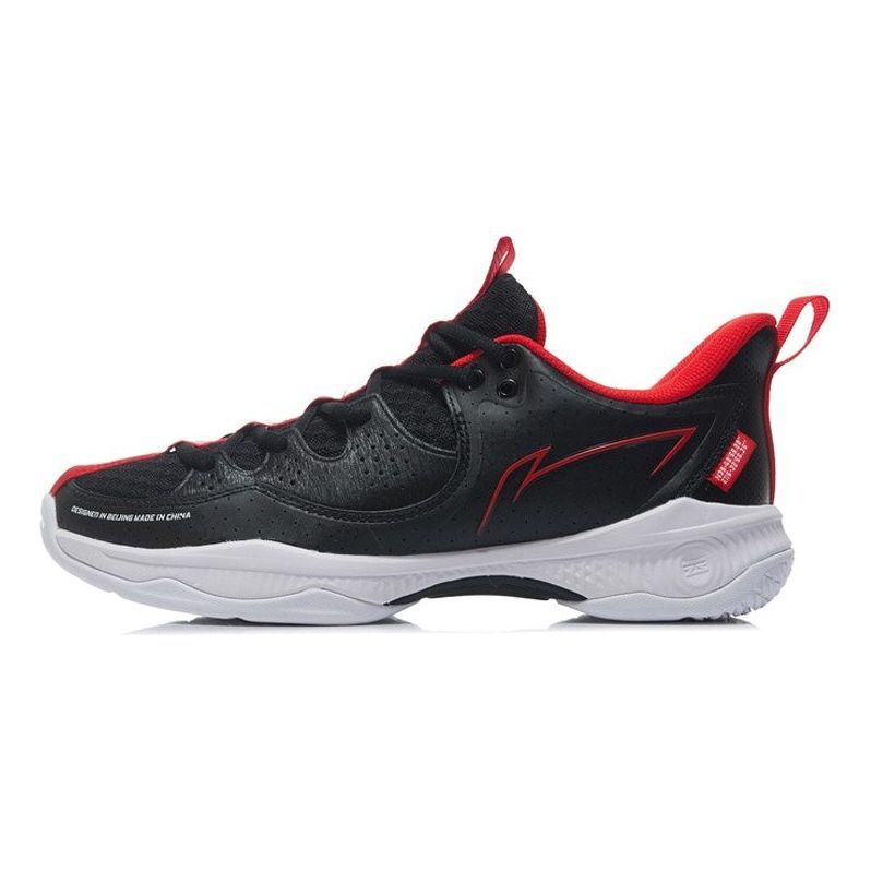 Li-Ning Halberd 3 Lite 'Black Red' AYTR021-2 sold by KicksCrew